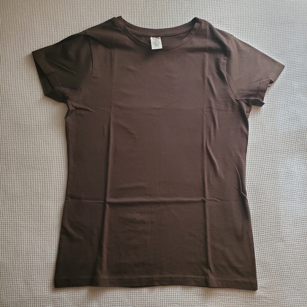 Sofra 100% Cotton Olive Green T-Shirt Small